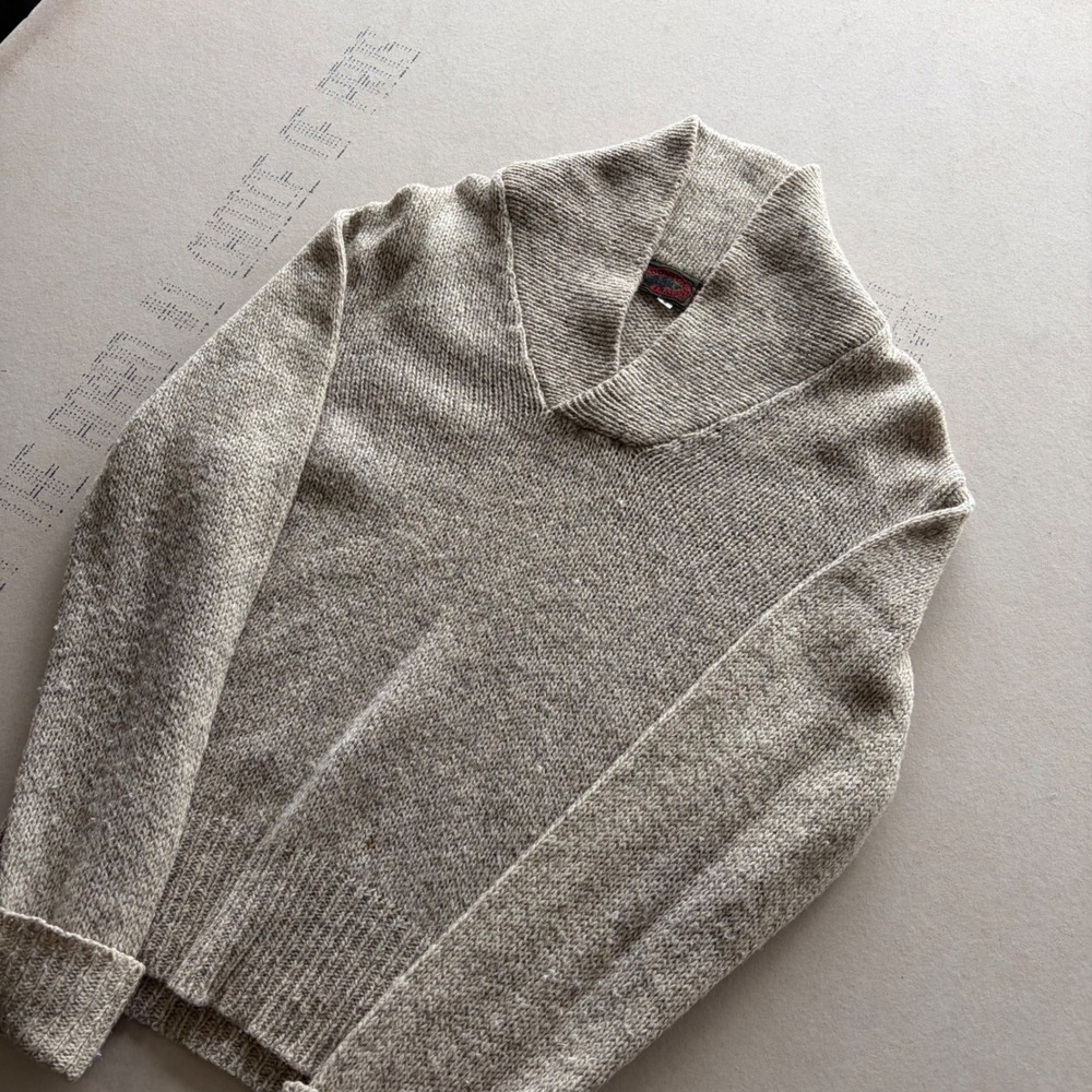 Vintage Boston Traders Shawl Collar Sweater